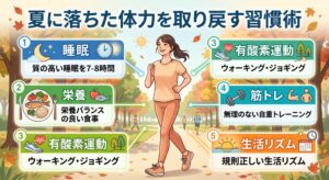 夏に落ちた体力を取り戻す習慣術