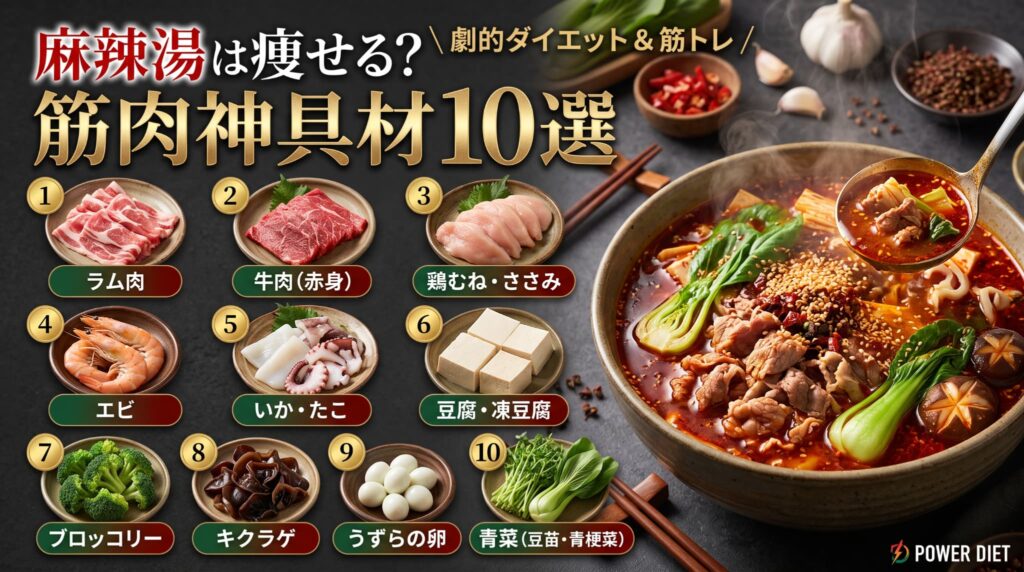 麻辣湯は痩せる？筋肉神具材10選